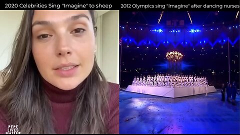 "Imagine" 2020 Pandemic and 2012 Olympics