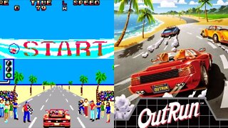 1986 OutRun Arcade Game.