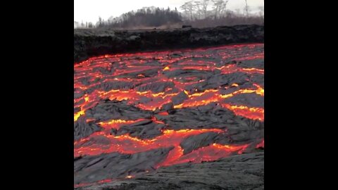 River of lava