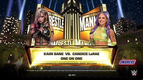 WWE 2k24 Kairi Sane vs Candice LeRae