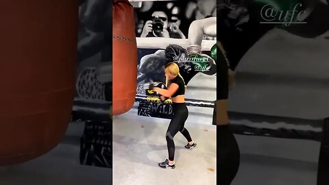 Paris Fury wife of heavyweight champion Tyson training for UFC debut