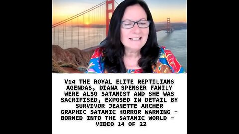 V14 THE ROYAL ELITE REPTILIANS AGENDAS, DIANA SPENSER FAMILY WERE ALSO SATANIST AND SHE WAS SACRIFIS