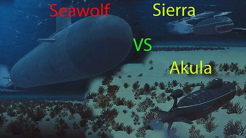 Seawolf Vs Akula And Sierra In Shallow Water - Cold Waters with Dot Mod