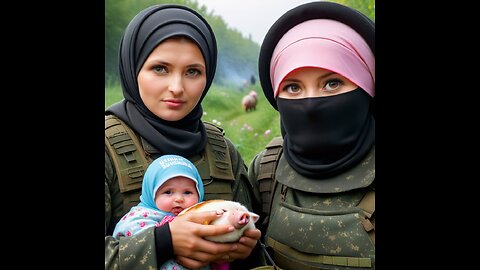 Ukrainian soldier says to a Russian civilian, ‘Eat you pig, we will kill you anyway.