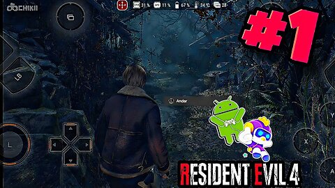 RESIDENT EVIL 4 REMAKE JOGANDO NO CELULAR| COM O APLICATIVO CHIKII EP01