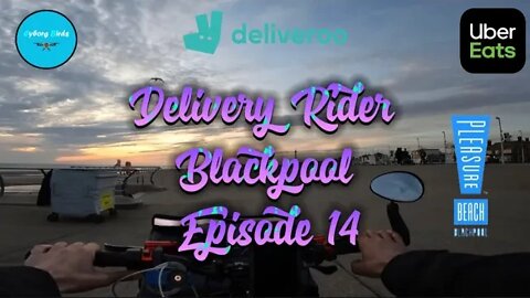 A Day In The Life Uber Eats / Deliveroo Working in (Blackpool) EP14