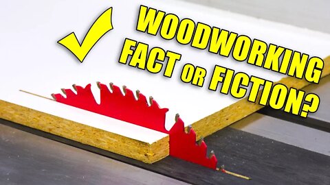 Woodworking Fact or Fiction! Do Zero Clearance Table Saw Inserts Make Better Cuts?