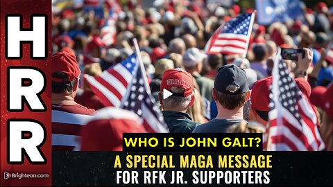 HEALTH RANGER Mike Adams W/ A special MAGA MESSAGE for RFK Jr. supporters. TY JGANON, SGANON