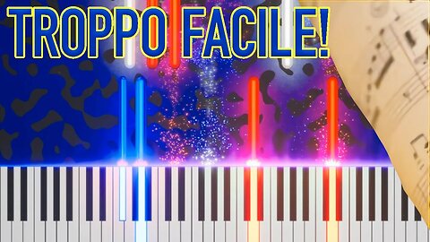 Inno Francese🇫🇷 al Piano ma è FACILE! PIANO TUTORIAL + SPARTITO GRATIS - Le Marsellaise