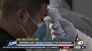 Temperature checks possible for businesses