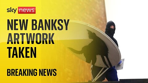 BREAKING: Banksy artwork removed by masked men | VYPER