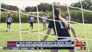 Youth sports have positive impact on mental health, Kern Behavioral Health says exercise fights depression