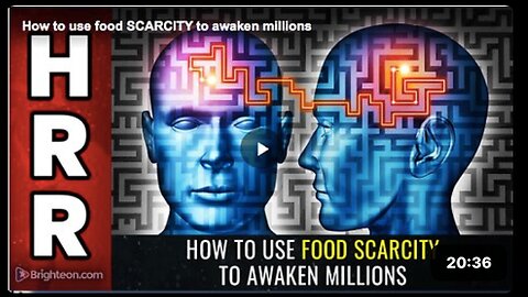 How to use Food Scarcity to awaken Millions