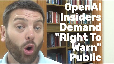 OpenAI Insiders Demand "Right To Warn" The Public