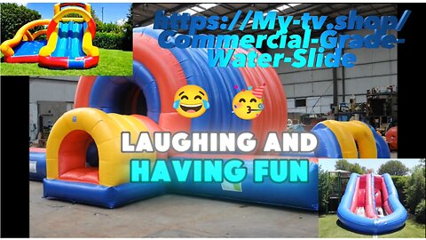 Experience Ultimate Fun with the Commercial Grade Inflatable Water Slide!