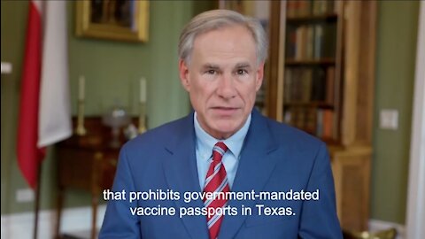 Gov Abbott: NO Vaccine Passports in Texas