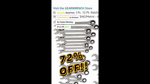 Amazon GEARWRENCH 72% OFF DEAL!!