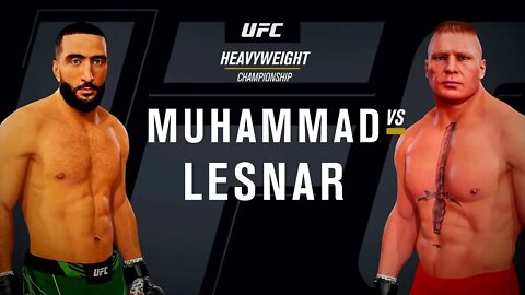 EA Sports UFC 4 Gameplay Brock Lesnar vs Belal Muhammad