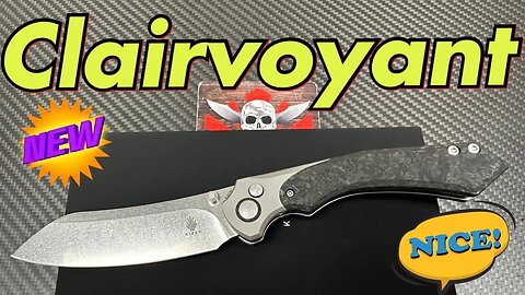 Kizer Clairvoyant button lock !! Munko Knives design !