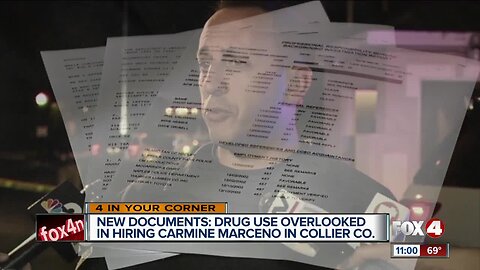 Sheriff Carmine Marceno drug use and problem polygraph issues