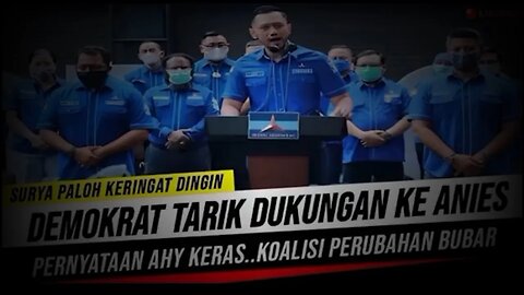 SUMPAH AHY KERAS !! DEMOKRAT TARIK DUKUNGAN KE ANIES SURYA PALOH LANGSUNG KERINGAT DINGIN