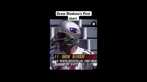 Drew Bledsoe’s first start #shorts #footballshorts #football #nfl #sports #newenglandpatriots