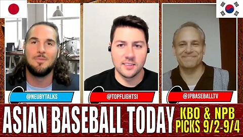 Asian Baseball Picks, Odds and Series Previews | KBO and NPB | Asian Baseball Today | Sep 2-4