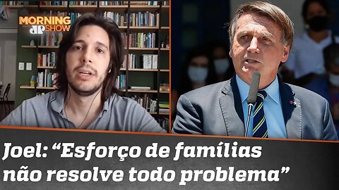 Bolsonaro pede que se evite desperdício de energia: “Tome banho um pouco mais rápido”