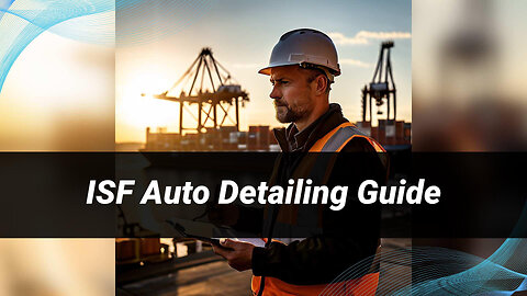 Exploring ISF Filing for Car Detailing Products and Equipment