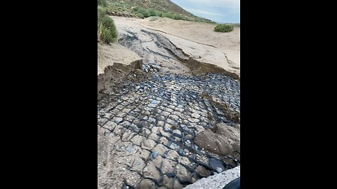 Monsoon season weather damage.