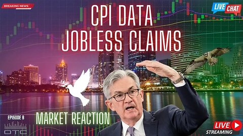 CPI Data along with Jobless Claims should move the Markets. Live Reaction, Analysis and Discussion.