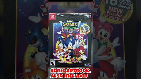 Sonic Origins Plus on Nintendo Switch - Unboxing #shorts