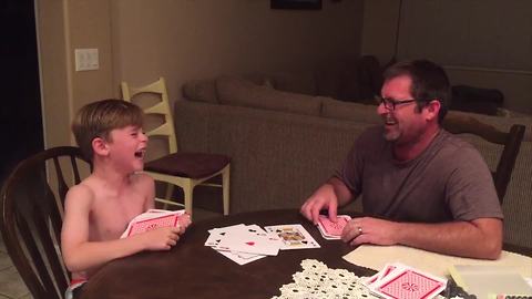 The Funniest Father And Son Card Game Ever!