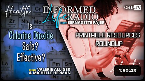 Is Chlorine Dioxide Safe? Effective? + Printable Resources Roundup