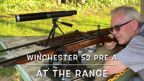 One of my all time favorites at the range. Early production Winchester 52 slow lock pre A So nice!