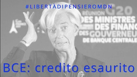 BCE: credito esaurito