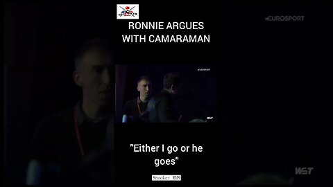 Ronnie Argues with Camaraman | #championofchampions #playerschampionship #foryou #shortsvideo