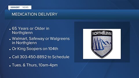 Northglenn Police offering to deliver prescriptions for senior citizens