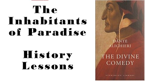 Ancient Lore: Exploring Paradise's Residents -The Divine Comedy