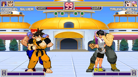 MUGEN - Capcom Style - Goku & coronel silver vs. Videl & Trunks beta - Download