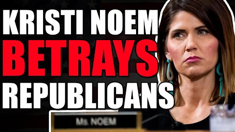 GOP Governor Kristi Noem betrays the GOP and female athletes