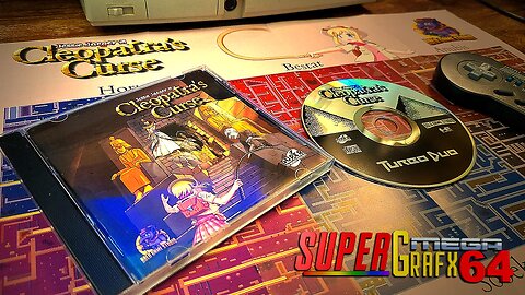 CLEOPATRA'S CURSE - TURBOGRAFX SUPER CD ROM - AWESOME HOMEBREW