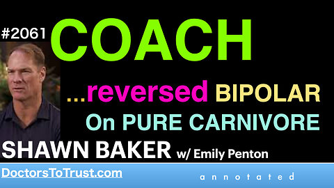 SHAWN BAKER | COACH …reversed BIPOLAR. On PURE CARNIVORE