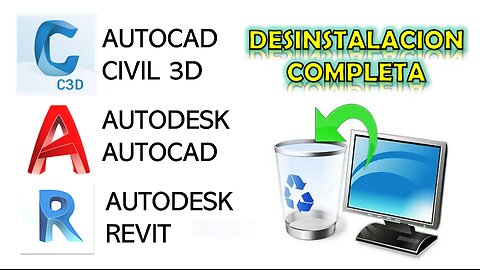 Como desinstalar por completo los programas de AUTODESK (Autocad, Revit, Civil3D, Robot, etc)