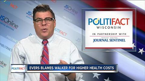 PolitiFact Wisconsin: Tony Evers blames Gov. Walker for higher health costs