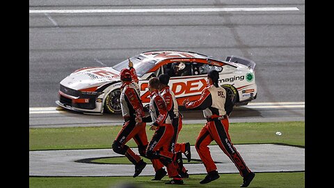 Harrison Burton wins Coca-Cola Zero Sugar 400 race amid crashes and chaos