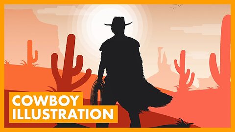 Create a Western Cowboy Illustration in Adobe Illustrator!