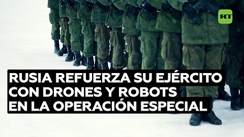 Putin: Las tropas rusas en la línea del frente recibirán nuevos modelos de drones y robots