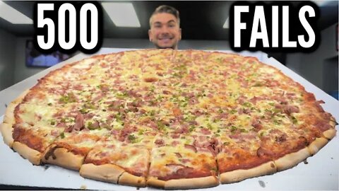 $275 MASSIVE PIZZA CHALLENGE With 500 Failures | Very Difficult Food Challenge | Man Vs Food