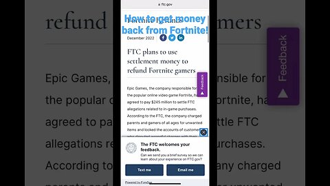 How to get money back from Fortnite! (Check description)